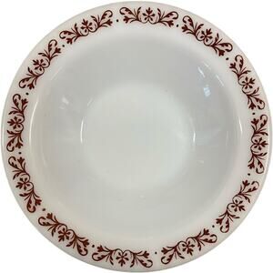 Set of2 Vintage Anchor Hocking Copper Filigree Small Cereal Bowls 928 Anchorware